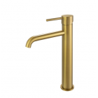 Lucid Brushed Gold High Basin Mixer